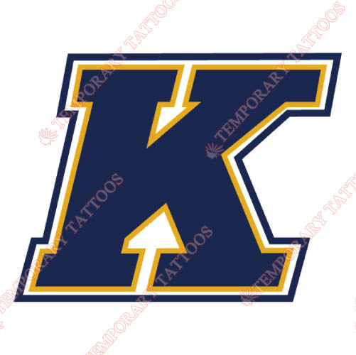 Kent State Golden Flashes Customize Temporary Tattoos Stickers NO.4740